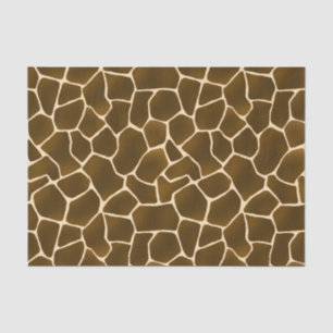 Papel De Seda Estilo Selvagem Safari Giraffe Encontra Impressão