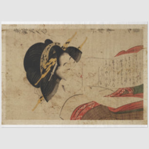 Papel De Seda Estilo Ukiyo - Leitura por Mulheres Japonesas