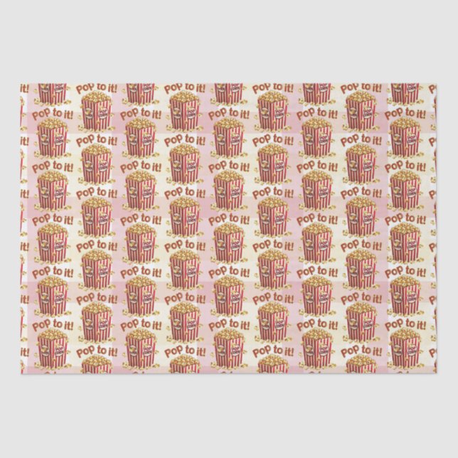 Papel De Seda Estique-se com Estilo - "Pop a ele!" (Frente )