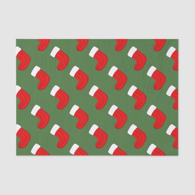 Papel De Seda Estoque de Natal (Frente )