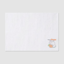 Papel De Seda Estou tão feliz: Travesseiro de Cenoura Coelhinha 