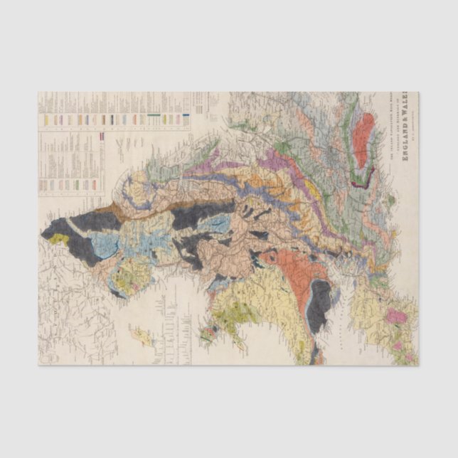 Papel De Seda Estradas de ferro em Inglaterra (Frente )