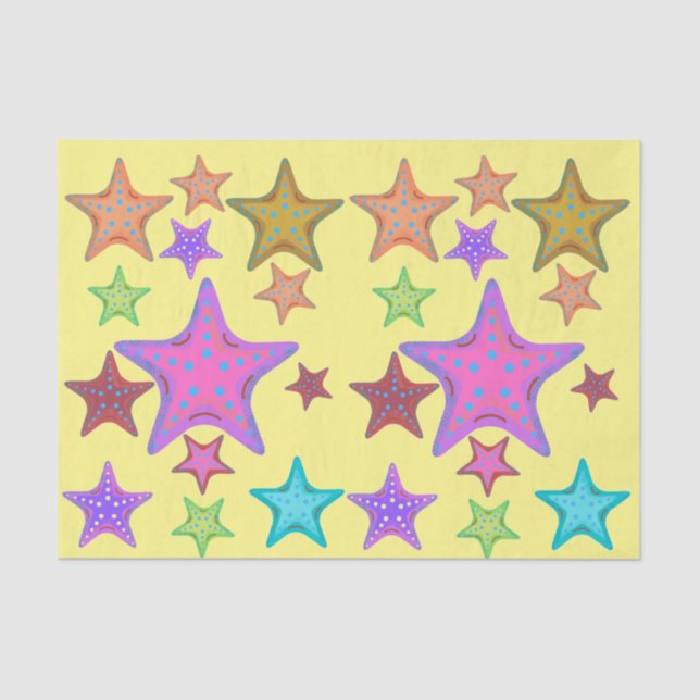 Papel De Seda estrela (Frente )