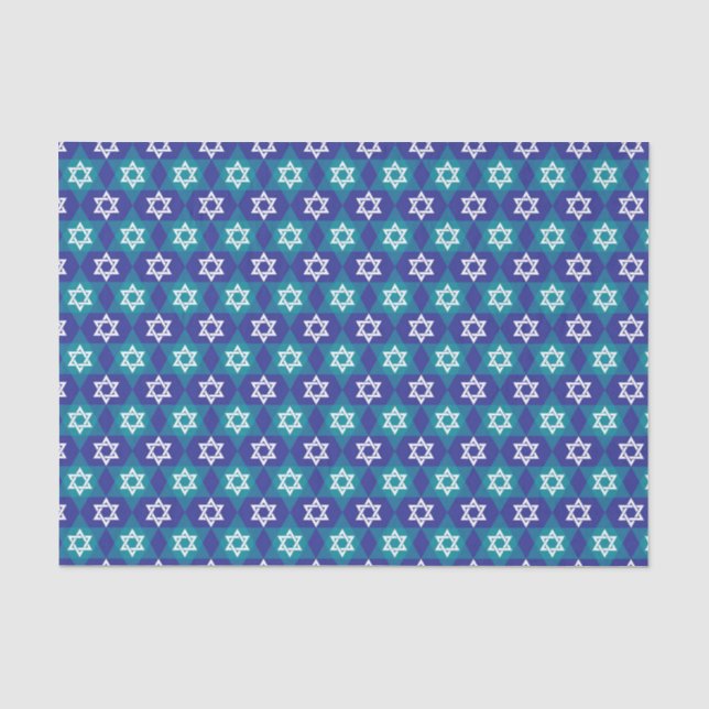Papel De Seda Estrela de Davi (Frente )
