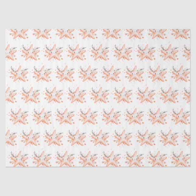 Papel De Seda Estrela-do-mar Fofa (Frente )