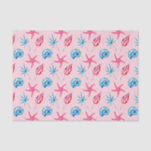 Estrela-do-mar Rosa & Concha Azul (Design 83 Série