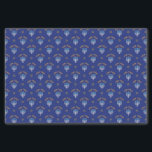 Papel De Seda Estrela Dourada de Hanukkah de David Menorah White<br><div class="desc">Elevem seu Chanucá dando nossa Estrela dourada de David, Menorah azul e branca em papel azul de fundo. Este lenço é perfeito para adicionar um toque de elegância e tradição aos presentes de Chanucá. Torne seus presentes realmente especiais este ano com este belo papel de embrulho. Ideal para os seus...</div>