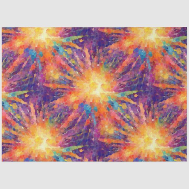 Papel De Seda Estrela Explosiva (Frente )