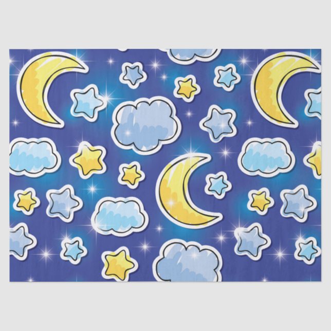 Papel de Seda Estrela Lite Bebê (Frente )