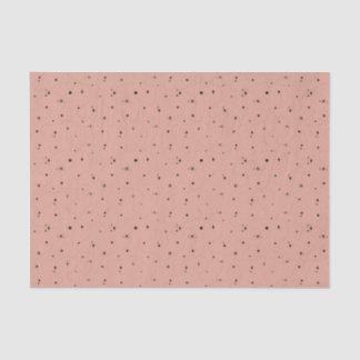 Papel De Seda estrela negra padrão antiga rosa
