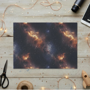 Papel De Seda Estrelas da Nebulosa da Galáxia Espacial