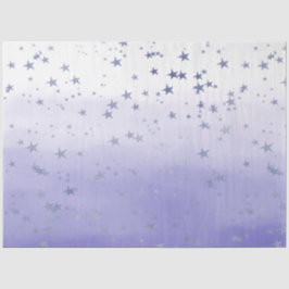 Papel De Seda Estrelas de Ombre Roxo