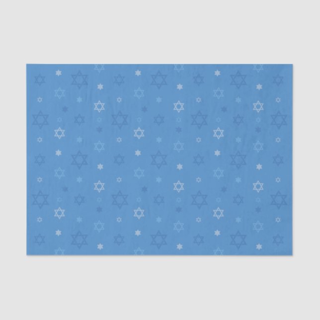 Papel De Seda Estrelas do entalhe de Dreidel (Frente )