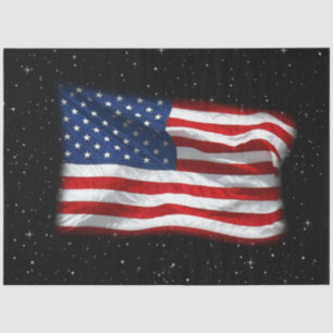 Papel De Seda Estrelas e Stripes Bandeira Americana Patriótica