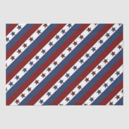 Papel De Seda Estrelas e Stripes Patriotas