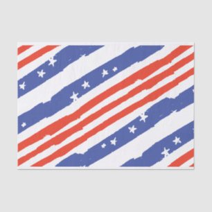 Papel De Seda Estrelas e Stripes Patriotas
