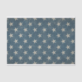 Papel De Seda Estrelas Grungentes com Fundo Azul