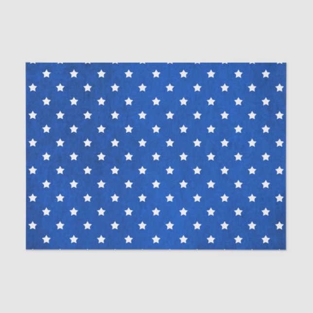 Papel De Seda Estrelas na Textura Digital de Tecido por Shirley  (Frente )