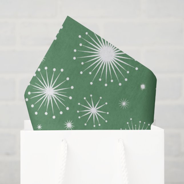 Papel De Seda Estrelas Nostálgicas do Kitschmas (Sacola de presentes)
