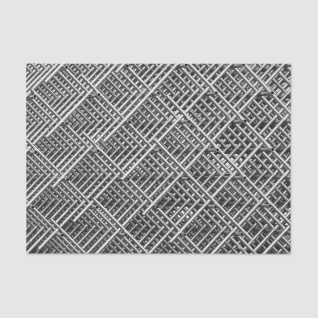 Papel De Seda Estrutura de metal complexa (Frente )