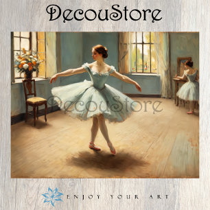 Papel De Seda Estúdio de Bailarina Clássica Decoupage