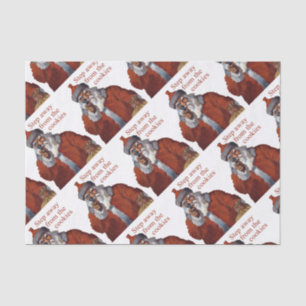 Papel De Seda Etapa longe dos biscoitos