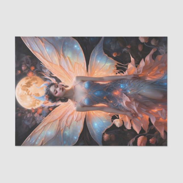 Papel De Seda Ethereal Fairy Decoupage Tissue Paper (Frente )