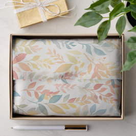 Papel De Seda Ethereal Foliage Watercolor Botanical