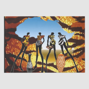 Papel De Seda Étnica