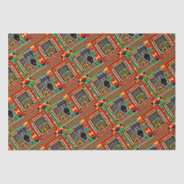 Papel De Seda Étnica (Frente )