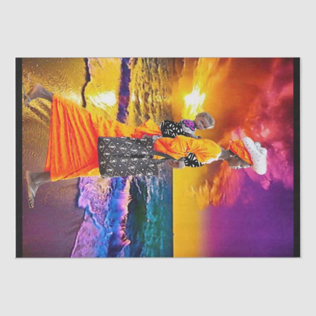 Papel De Seda Étnica (Frente )