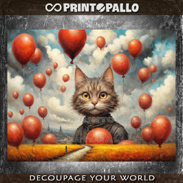 Papel De Seda Eu e minha surreal segunda como um gato de balão