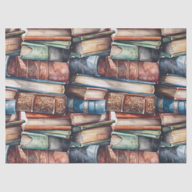 Papel De Seda Eu gosto de livros grandes (Frente )