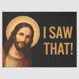Papel De Seda Eu Vi Essa Citação Cristã Engraçada De Jesus