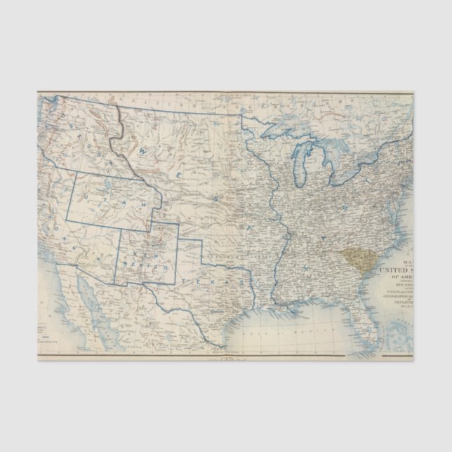 Papel De Seda EUA dezembro de 1860 (Frente )