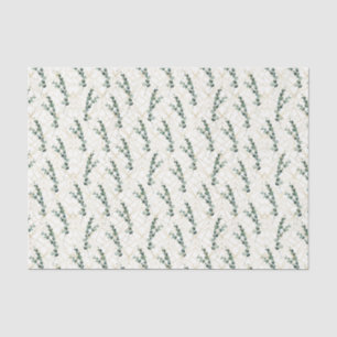 Papel De Seda Eucalyptus sai com Dourado padrão geométrico