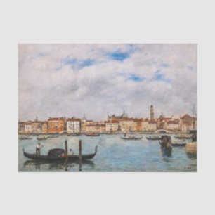 Papel De Seda Eugene Boudin - Veneza, Riva degli Schiavoni