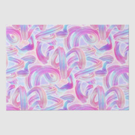 Papel De Seda eurobeat holorave - rosa e azul: