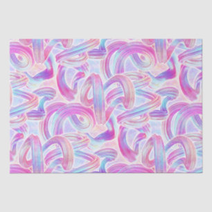 Papel De Seda eurobeat holorave - rosa e azul :