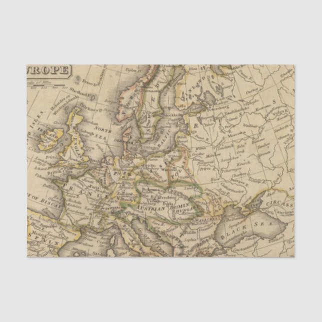 Papel De Seda Europa 6 (Frente )