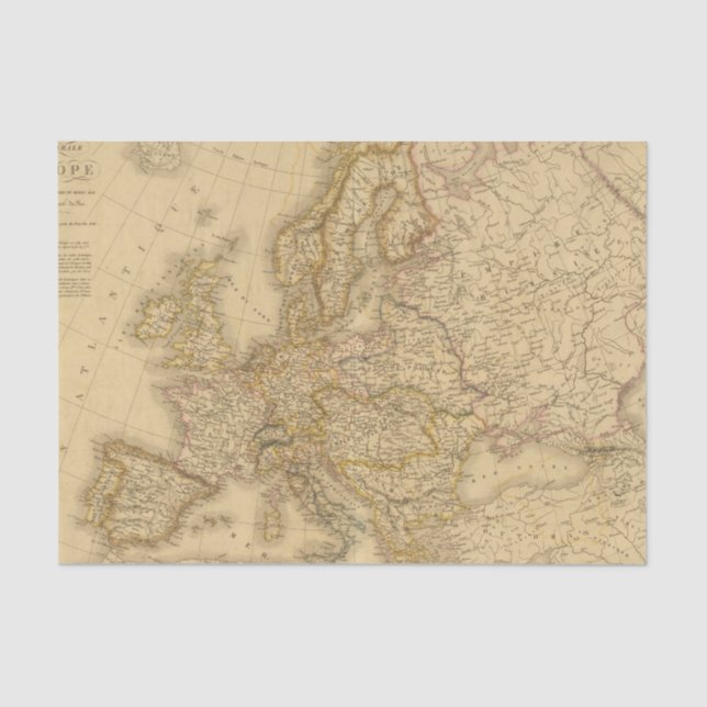 Papel De Seda Europa em 1813 (Frente )