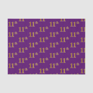 Papel De Seda Evento de 11 Dourada (décima primeira), roxo