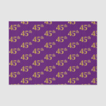 Evento Dourado 45º (quarenta e cinco) roxo