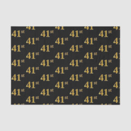 Papel De Seda Evento Preto, Faux Dourado 41ruas (Quarenta-Primei