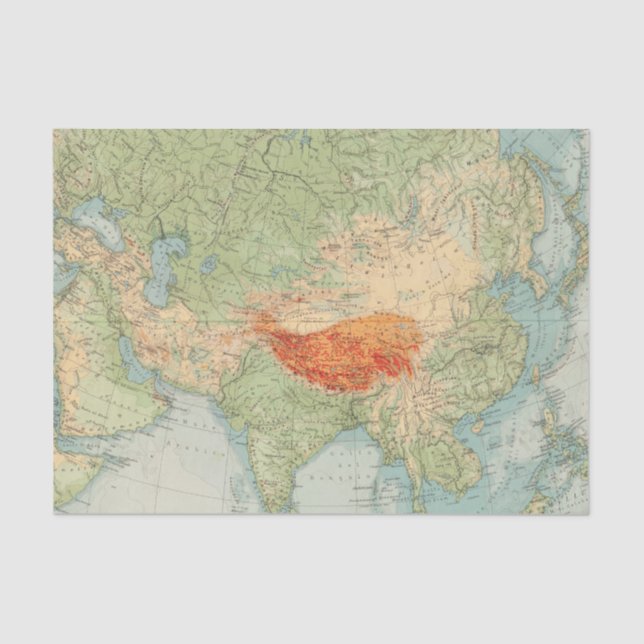 Papel De Seda Exame de 8485 Ásia (Frente )