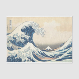 Papel De Seda Excelente Wave da Decoupage do Ukiyo-e Japonês em 