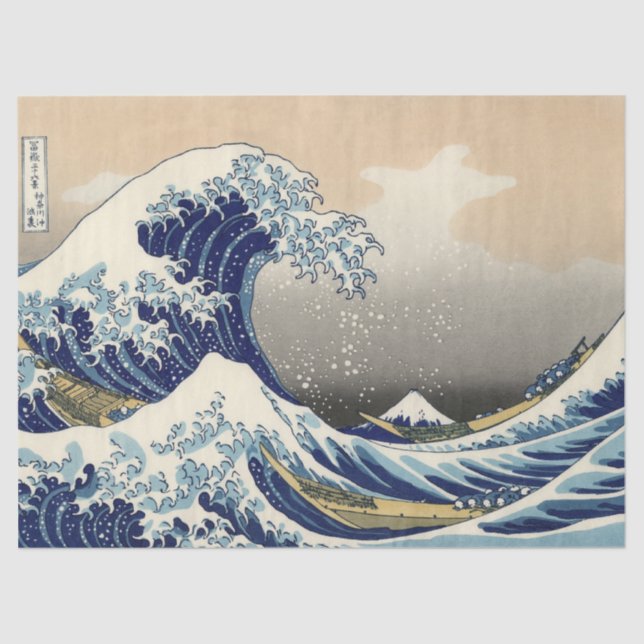 PAPEL DE SEDA EXCELENTE WAVE OFF KANAGAWA (Frente )