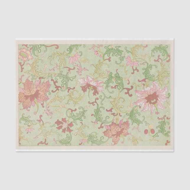 Papel De Seda Exemplos de Chinês Ornament Pl. 44 por Owen Jones (Frente )