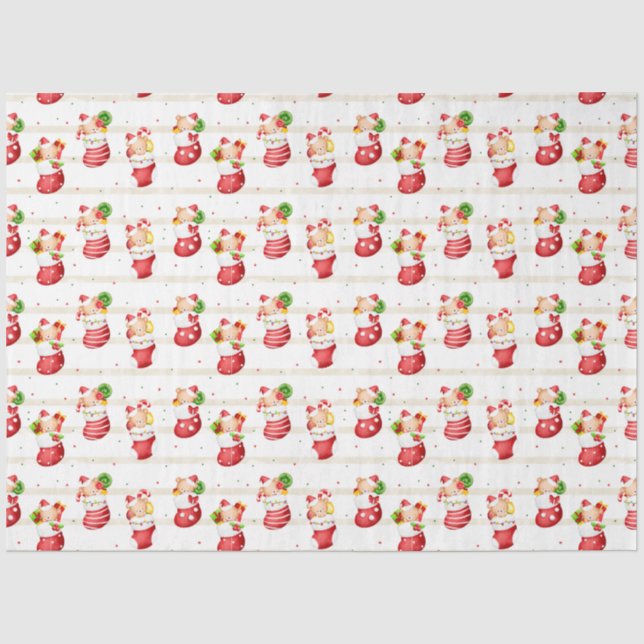 Papel De Seda Existências de Natal (Frente )