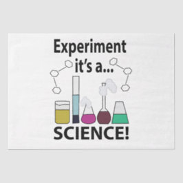 Papel De Seda Experimento científico É uma ciência